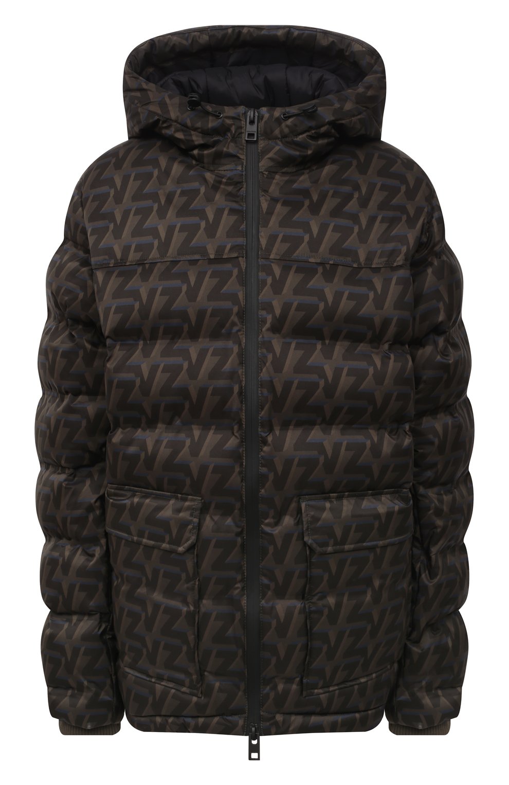 Пуховик ZADIG AND VOLTAIRE хаки цвета по цене 42400 руб., арт. WKCD3403F, фото 1 Пуховик ZADIG AND VOLTAIRE, арт. WKCD3403F, фото 1