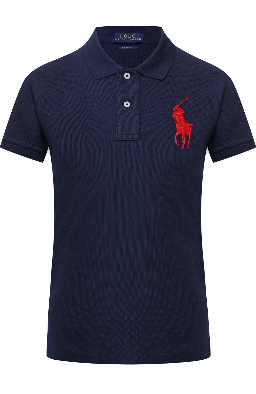 Хлопковое поло с логотипом бренда POLO RALPH LAUREN, арт. 211505656/002, фото 1