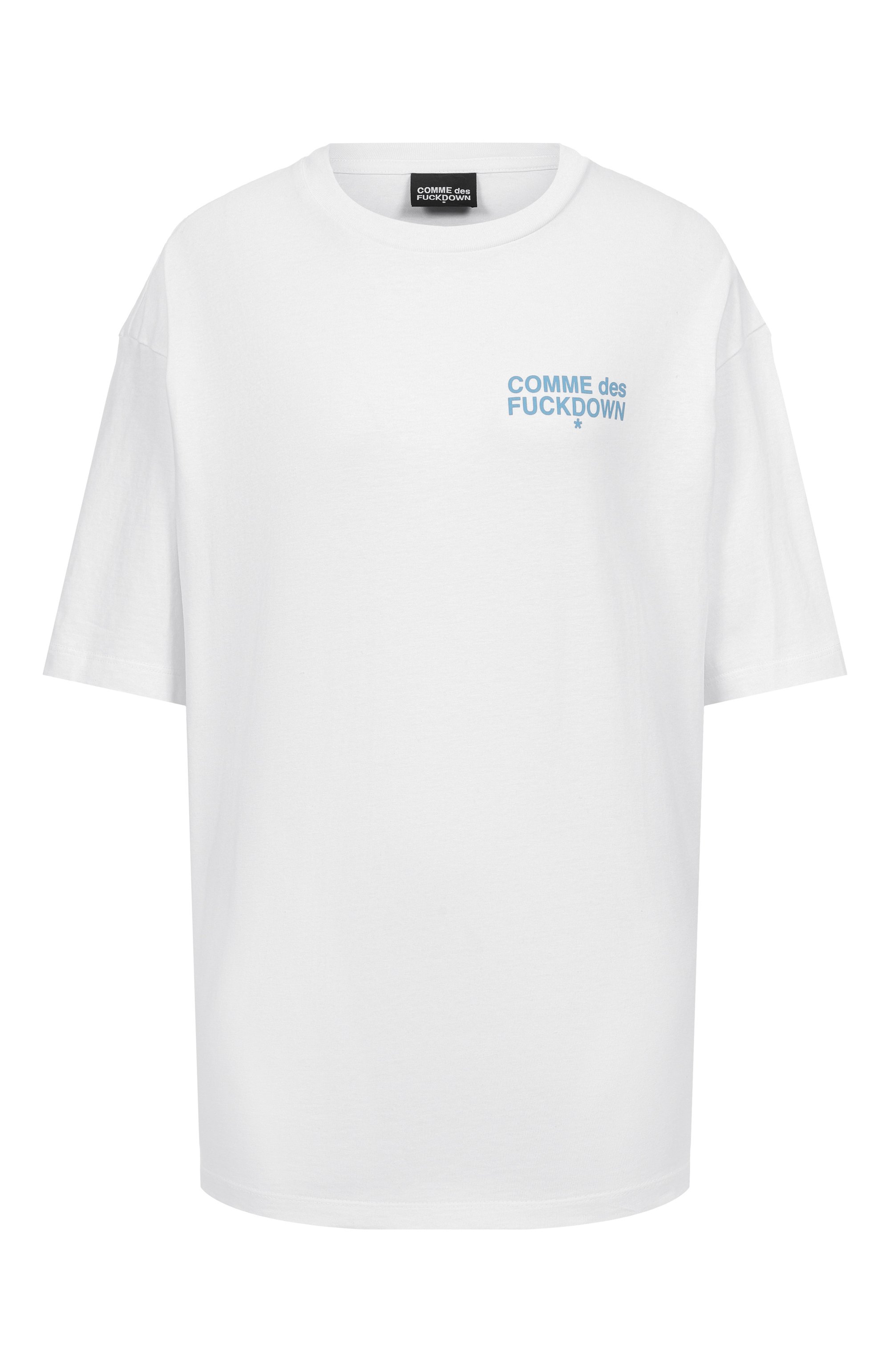 Хлопковая футболка COMME DES FUCKDOWN, арт. CFABW01317, фото 1