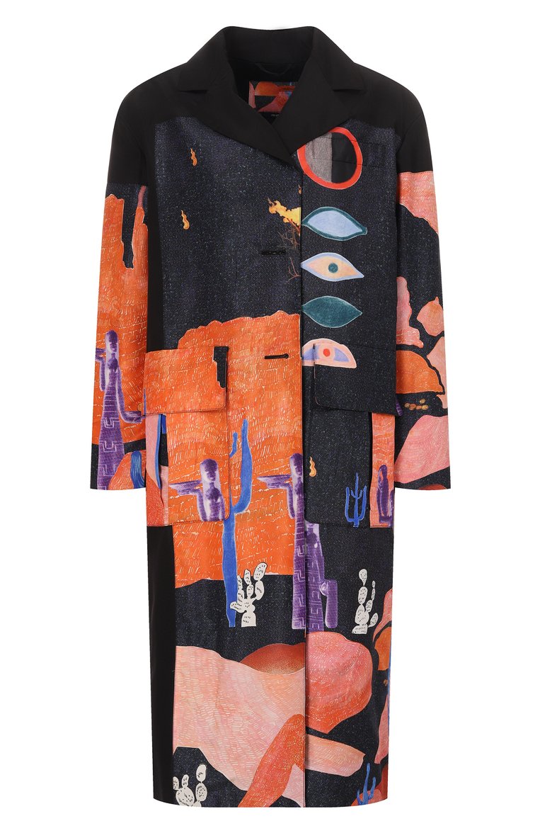 Шелковое пальто PRADA, арт. P633FY-1MJI-F0D7C-162, фото 1