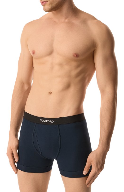Хлопковые боксеры Tom Ford T4LC3/104 Синий  T4LC3/104 Фото 2