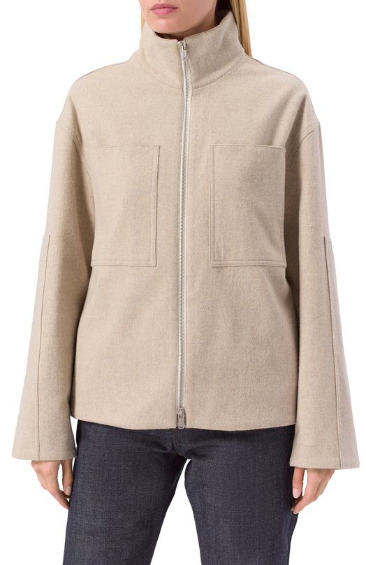 Шерстяная куртка Jil Sander J40BN0175/J40182 Бежевый  J40BN0175/J40182 Фото 3
