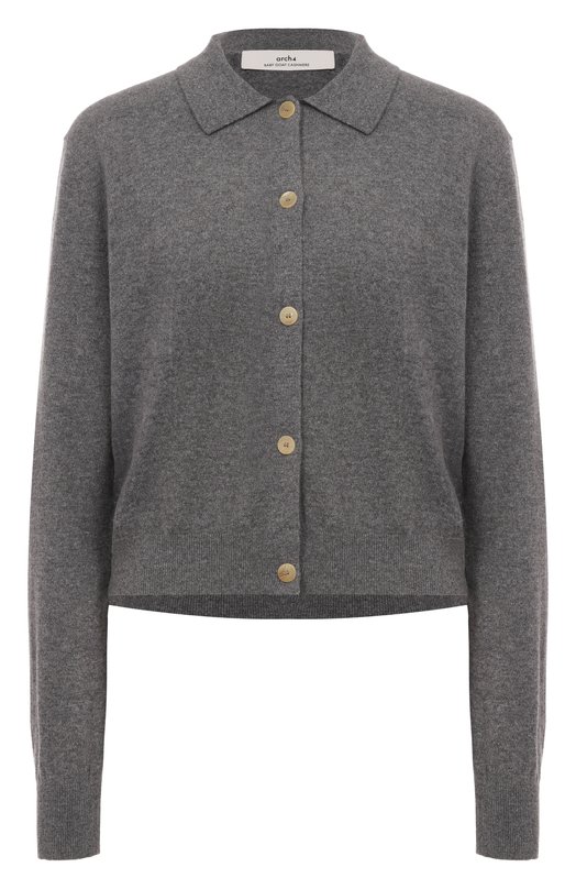 Кашемировый кардиган arch4 KNCD25242 Серый KNCD25242