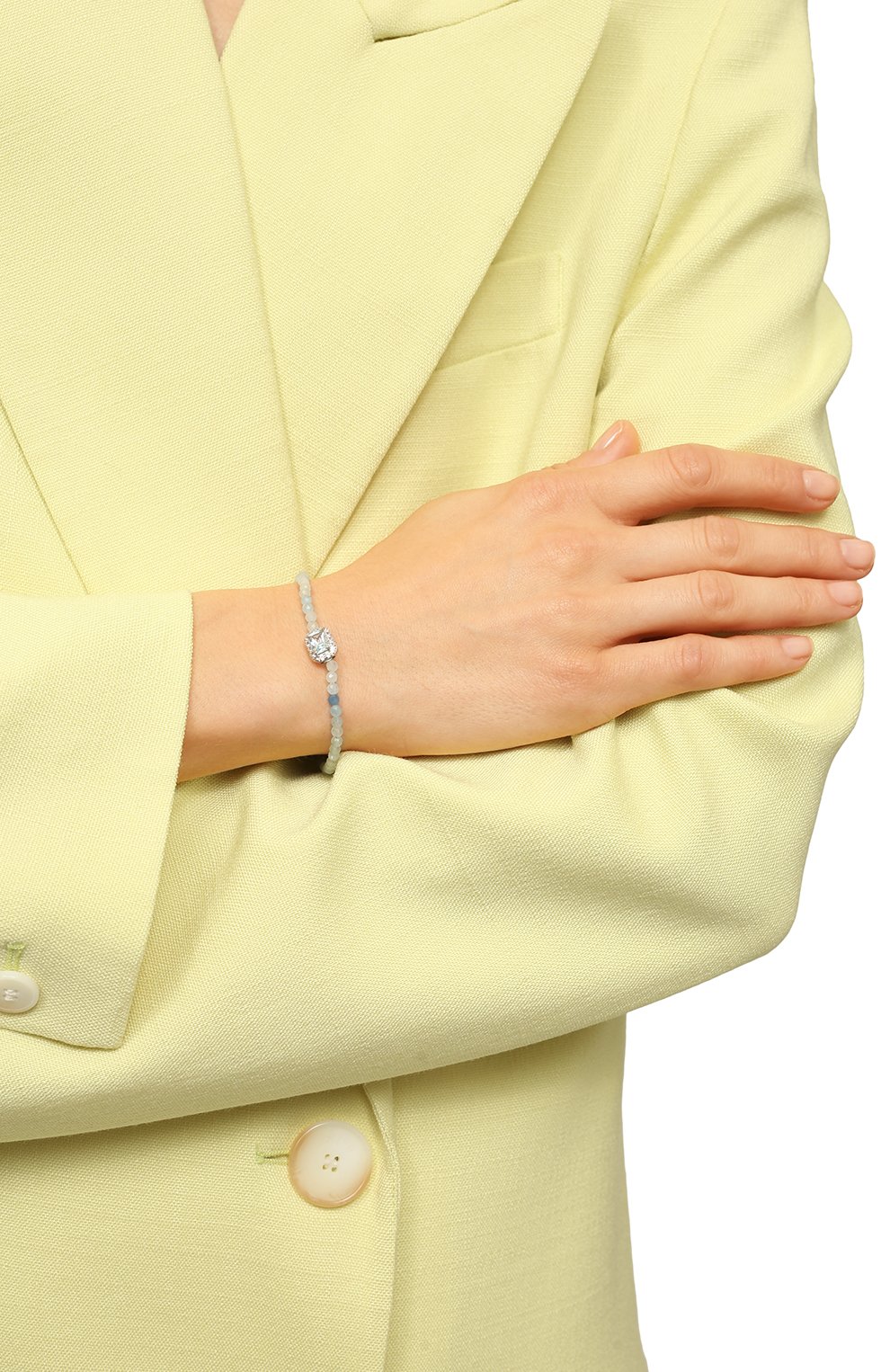 Браслет из аквамарина с топазом SECRETS JEWELRY, арт. БАГТС400132, фото 2