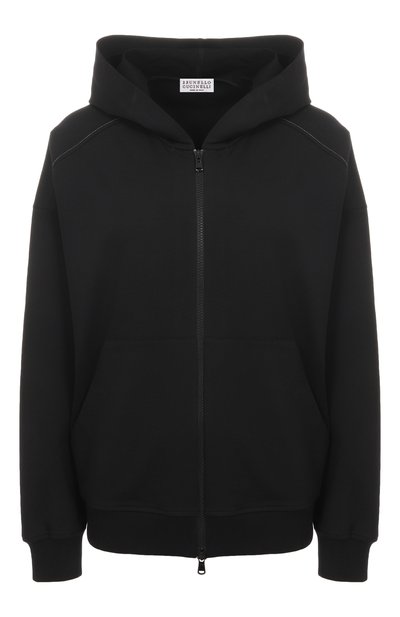 Женский хлопковая толстовка BRUNELLO CUCINELLI, арт. MP827FB706