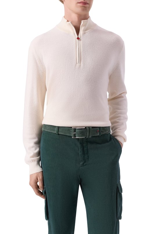 Замшевый ремень Kiton USC7140N0010806 Зелёный  USC7140N0010806 Фото 2