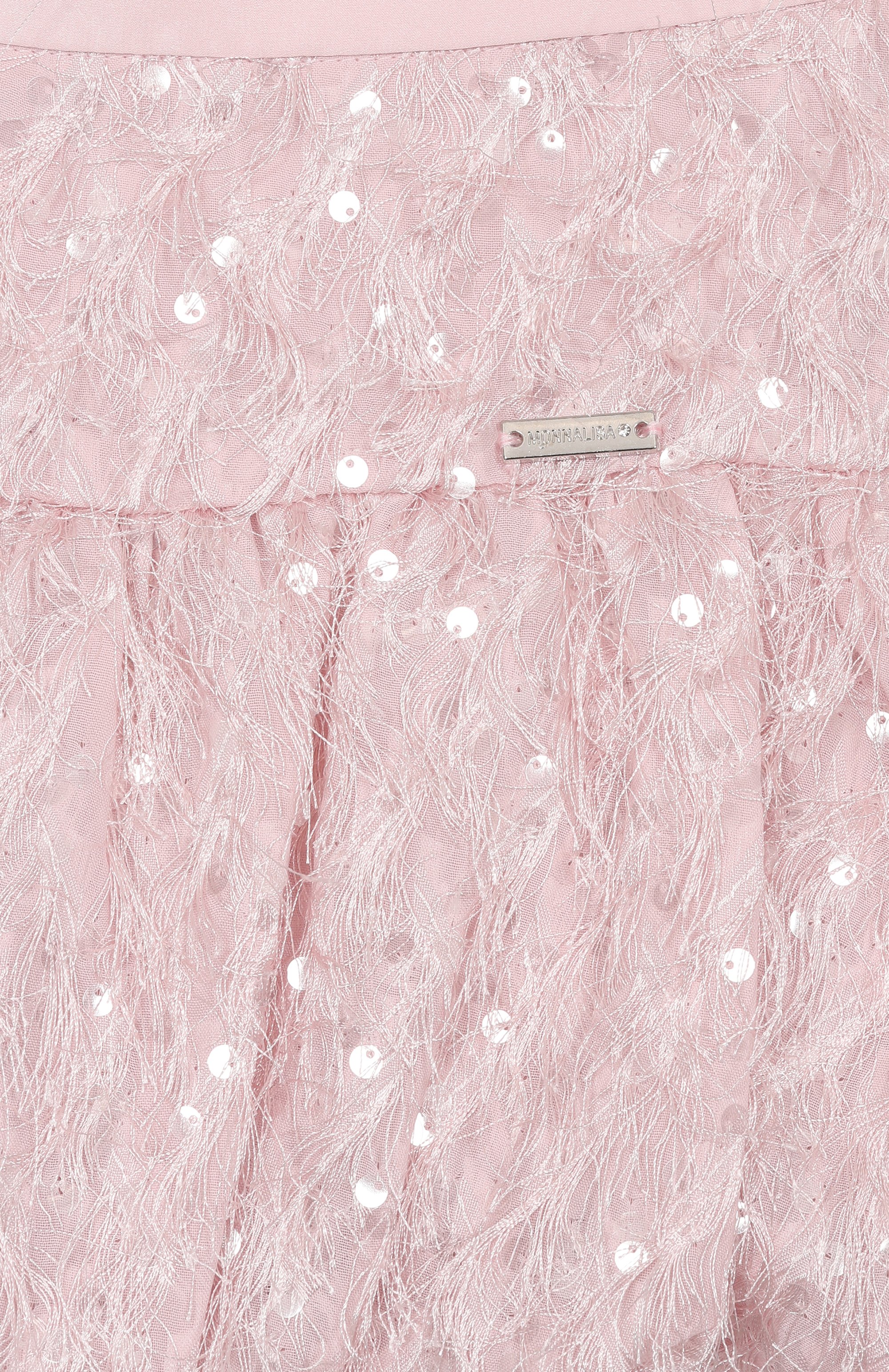 Юбка MONNALISA светло-розового цвета по цене 18200 руб., арт. 79G700, фото 3 Юбка MONNALISA, арт. 79G700, фото 3