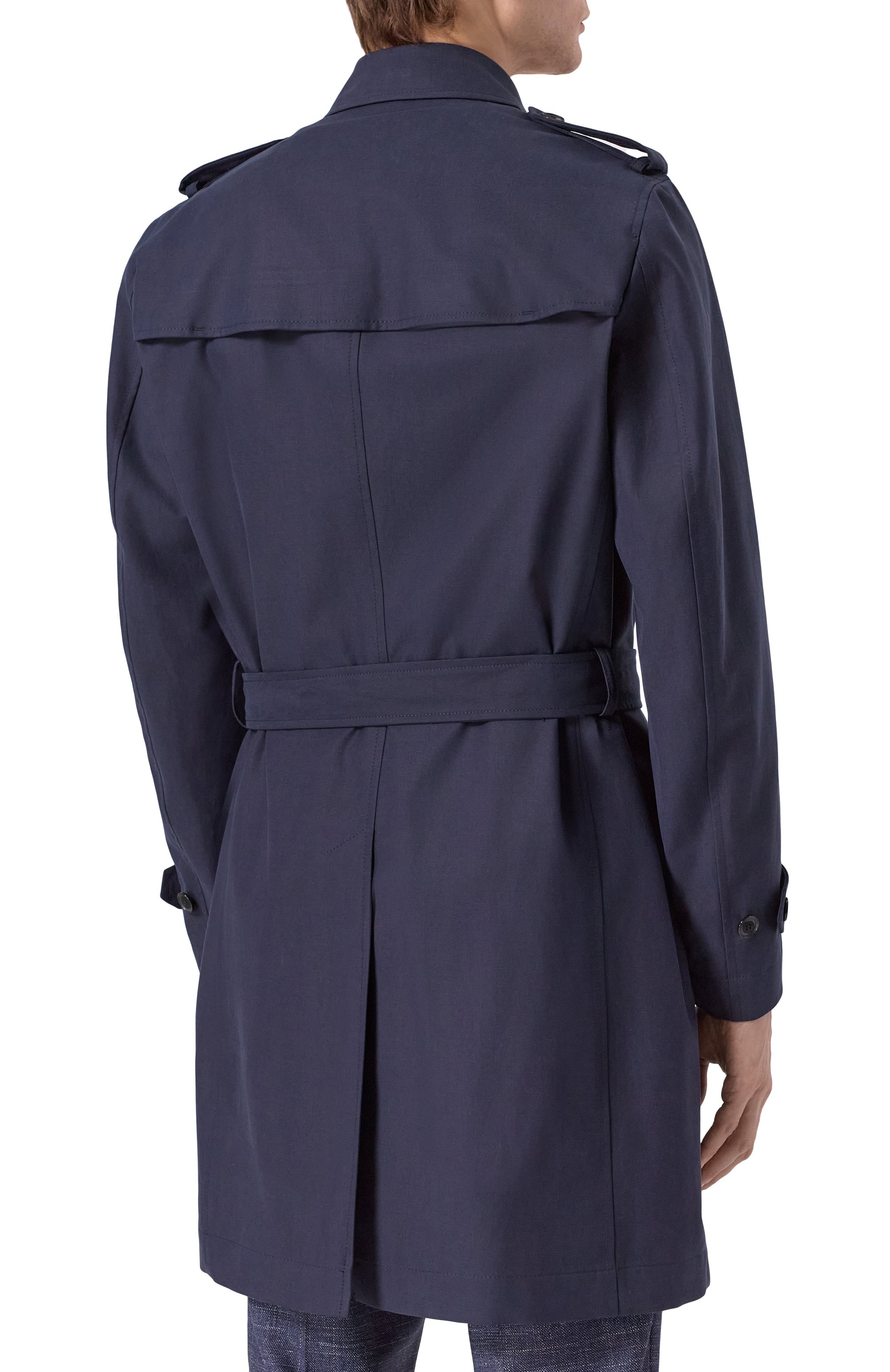 Тренч из лиоцелла и хлопка BOSS, арт. 50534911, фото 4