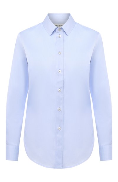 Женская хлопковая рубашка SAINT LAURENT, арт. 395733/Y3B02