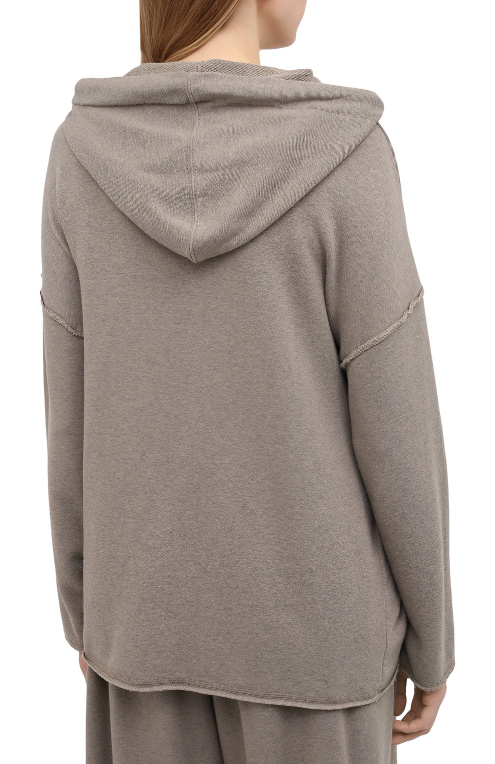 Хлопковое худи PALM ANGELS коричневого цвета по цене 57700 руб., арт. PWBB031F20FLE0016010, фото 4 Хлопковое худи PALM ANGELS, арт. PWBB031F20FLE0016010, фото 4