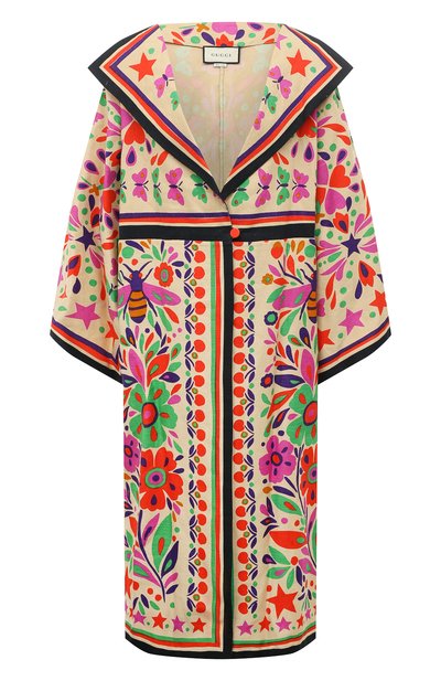 Женское пальто изо льна и хлопка GUCCI, арт. 577438 ZAB0F