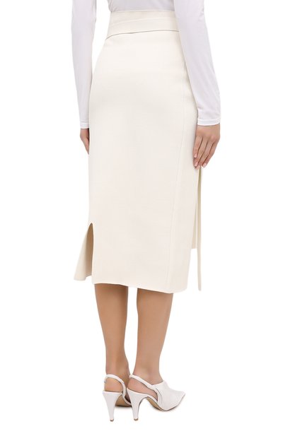 Юбка из шерсти и вискозы JIL SANDER, арт. JSPR754072-WRY39038, фото 4