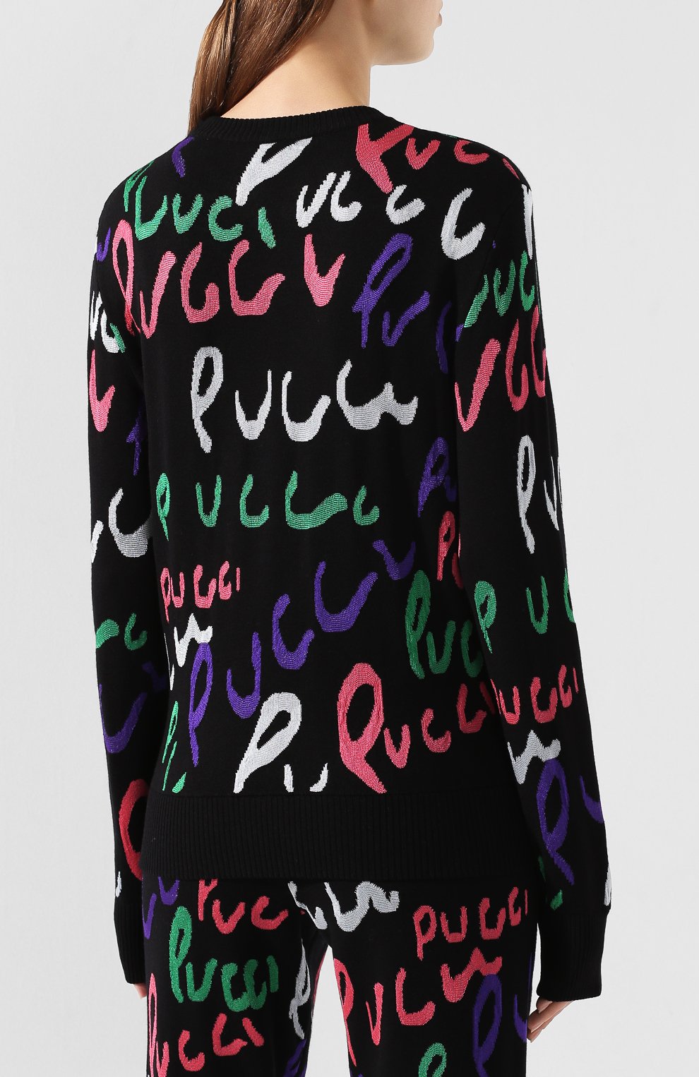 Пуловер из смеси вискозы и шерсти EMILIO PUCCI, арт. 9RKM05/9R961, фото 4