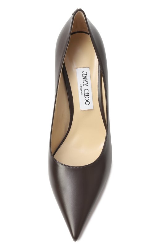 Кожаные туфли Love 85 Jimmy Choo L0VE 85/ZNU Коричневый  L0VE 85/ZNU Фото 6