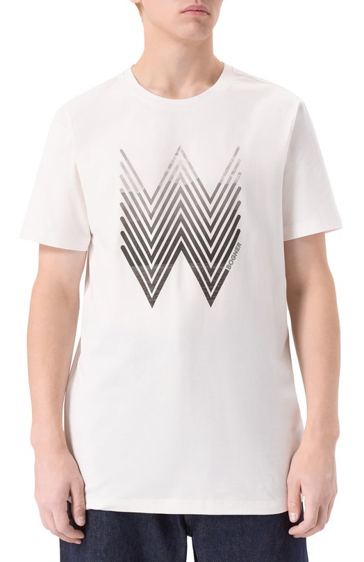 Хлопковая футболка Bogner 58466604 Белый  58466604 Фото 3