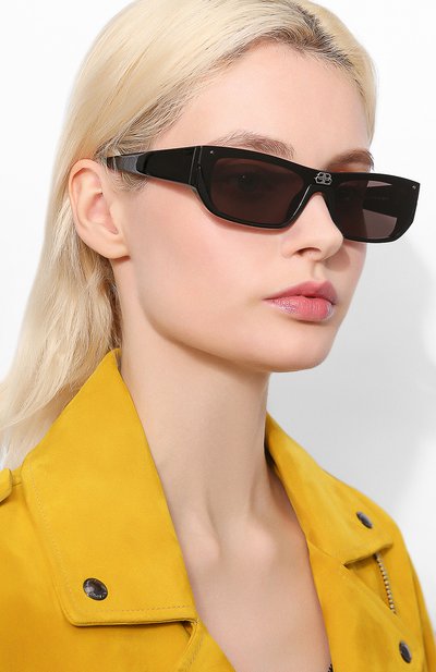 Солнцезащитные очки BALENCIAGA черного цвета по цене 31700 руб., арт. 609370/T0003, фото 2 Солнцезащитные очки BALENCIAGA, арт. 609370/T0003, фото 2