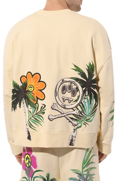 Хлопковый свитшот BARROW кремового цвета по цене 35800 руб., арт. 034085, фото 4 Хлопковый свитшот BARROW, арт. 034085, фото 4