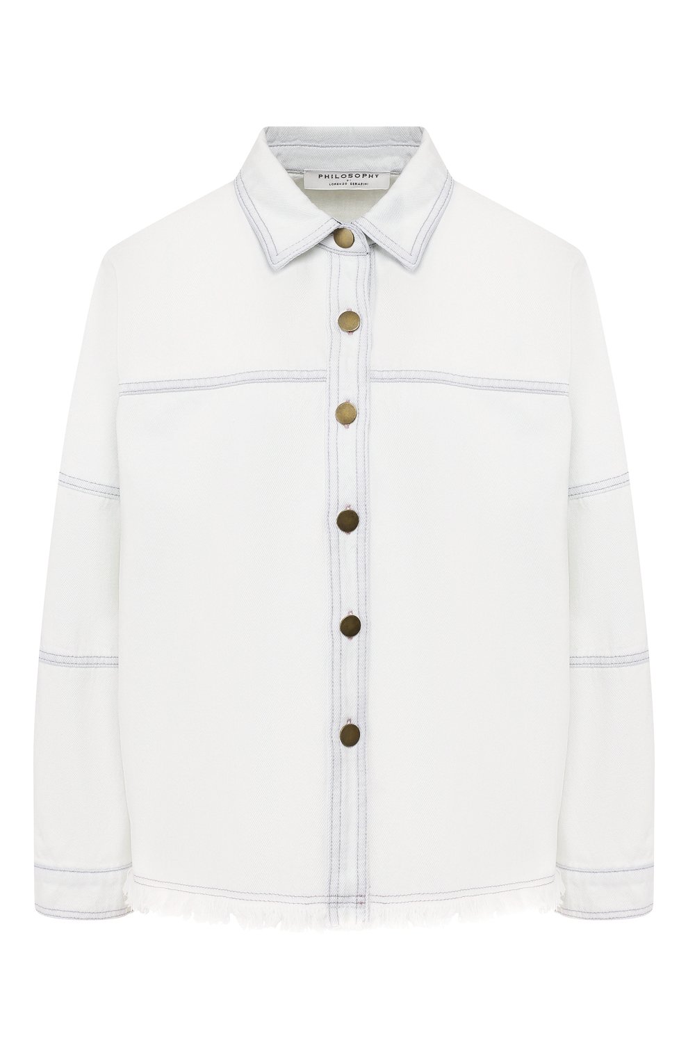 Джинсовая рубашка PHILOSOPHY DI LORENZO SERAFINI, арт. A0237/2130, фото 1