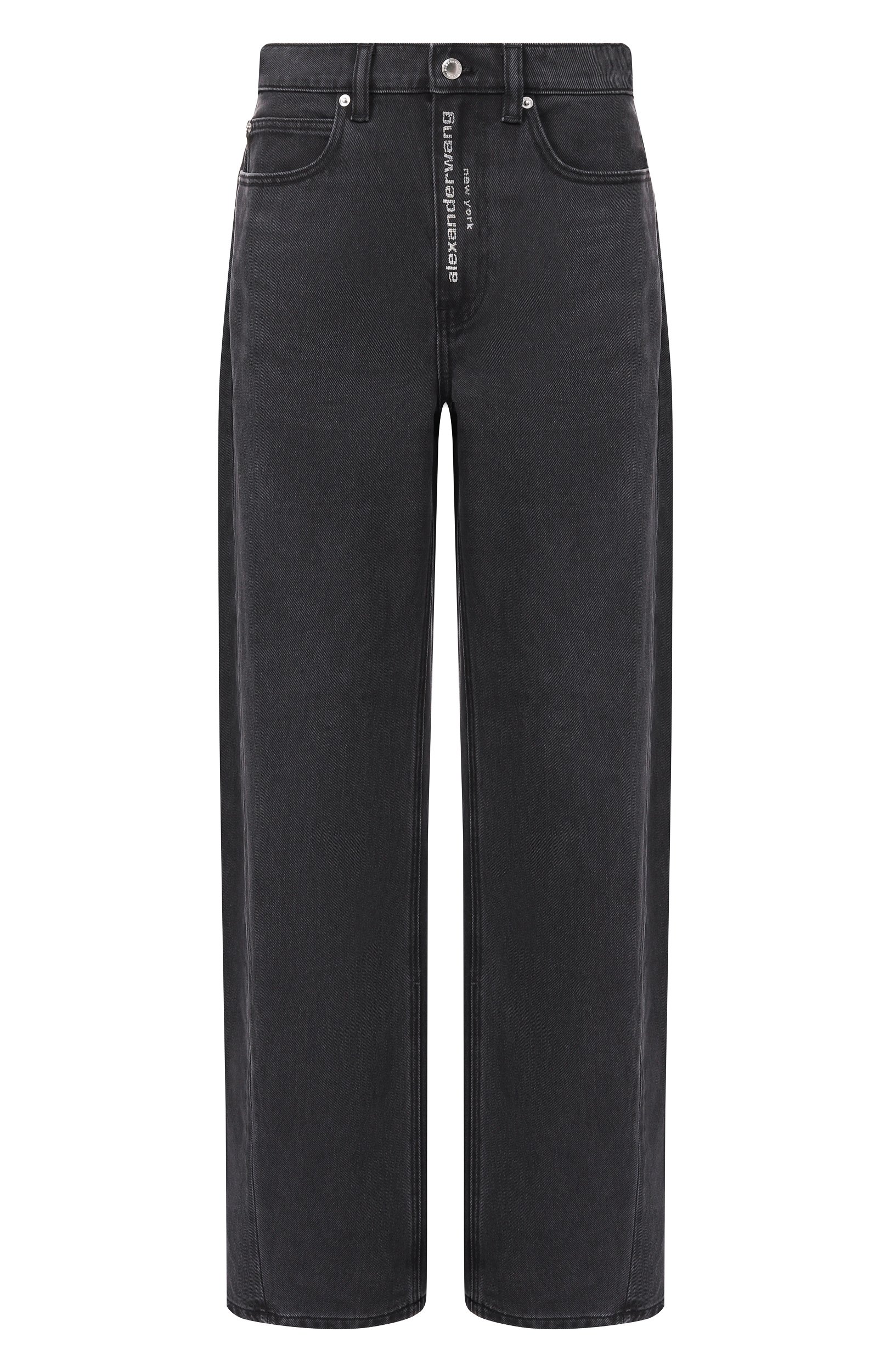 Джинсы ALEXANDER WANG темно-серого цвета по цене 92250 руб., арт. 4DC4264405, фото 1 Джинсы ALEXANDER WANG, арт. 4DC4264405, фото 1