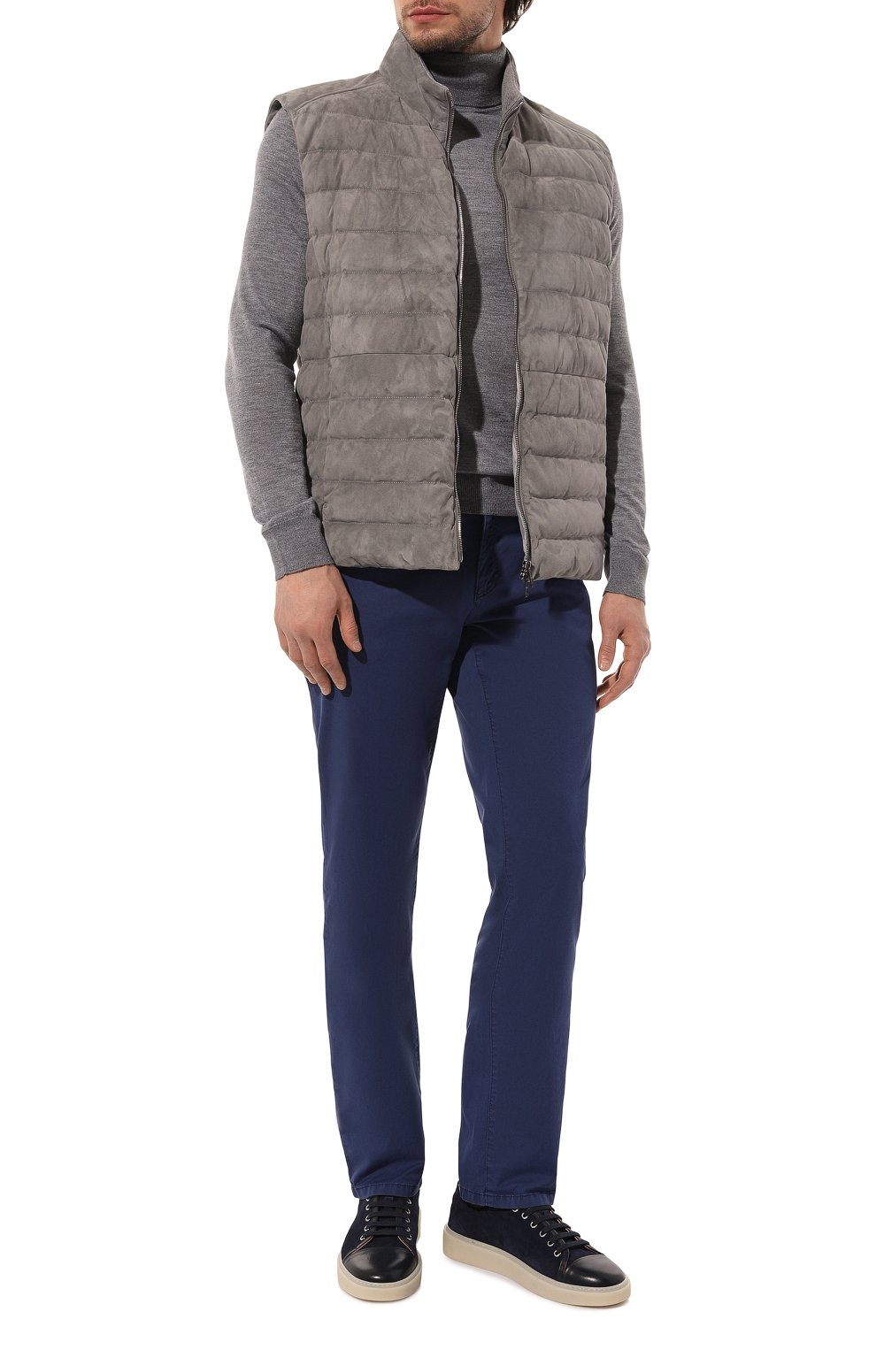 Хлопковые брюки ZILLI, арт. J5T001M0480VZM000, фото 2