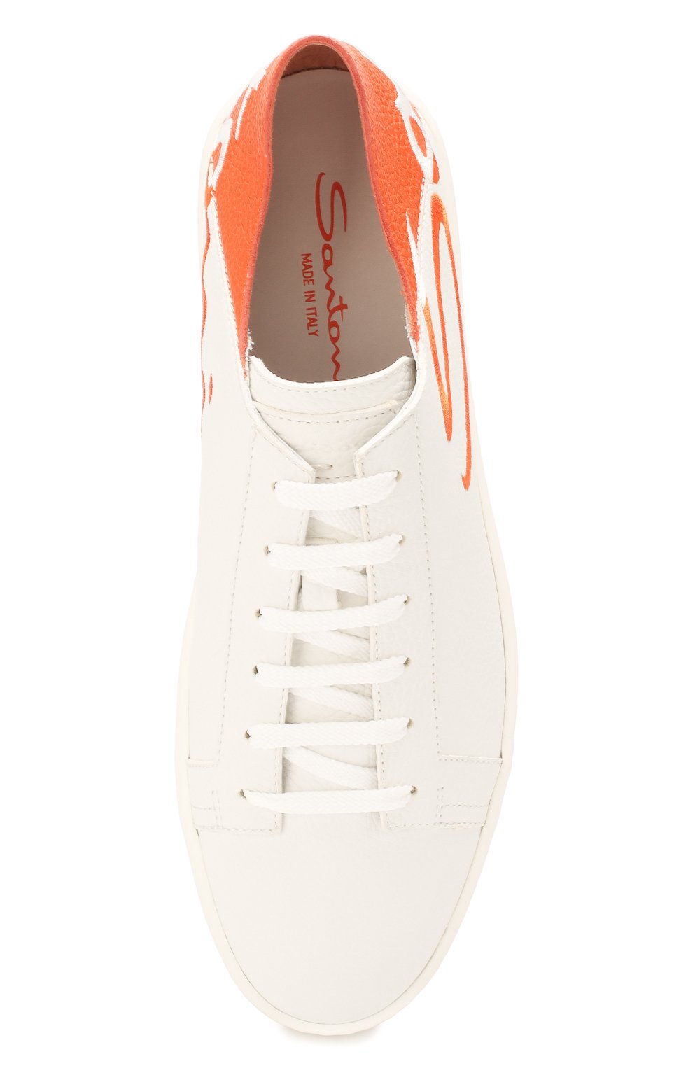 Кожаные кеды SANTONI, арт. MBCN21306BARXBMII43, фото 5