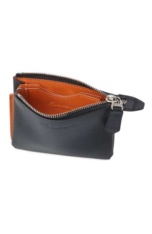 Кожаное портмоне Santoni UFPGA2636F0-AFSE Синий  UFPGA2636F0-AFSE Фото 3