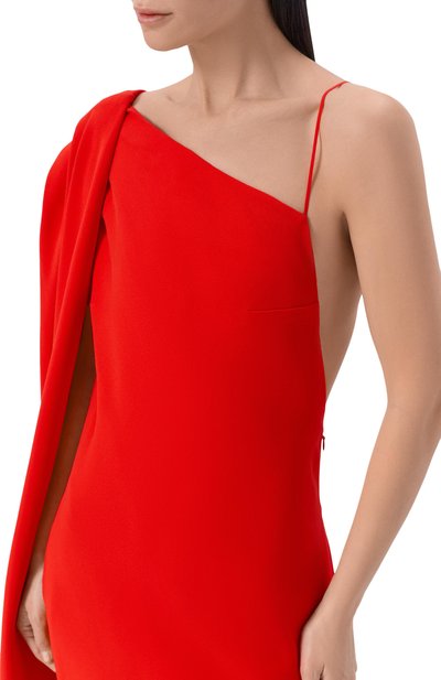 Платье из шелка и шерсти BALENCIAGA, арт. 872272/TUT55, фото 4