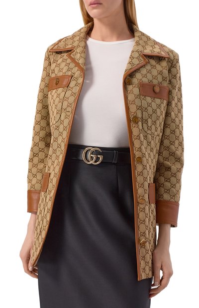 Кожаный ремень GUCCI, арт. 625839/0AAA5, фото 2