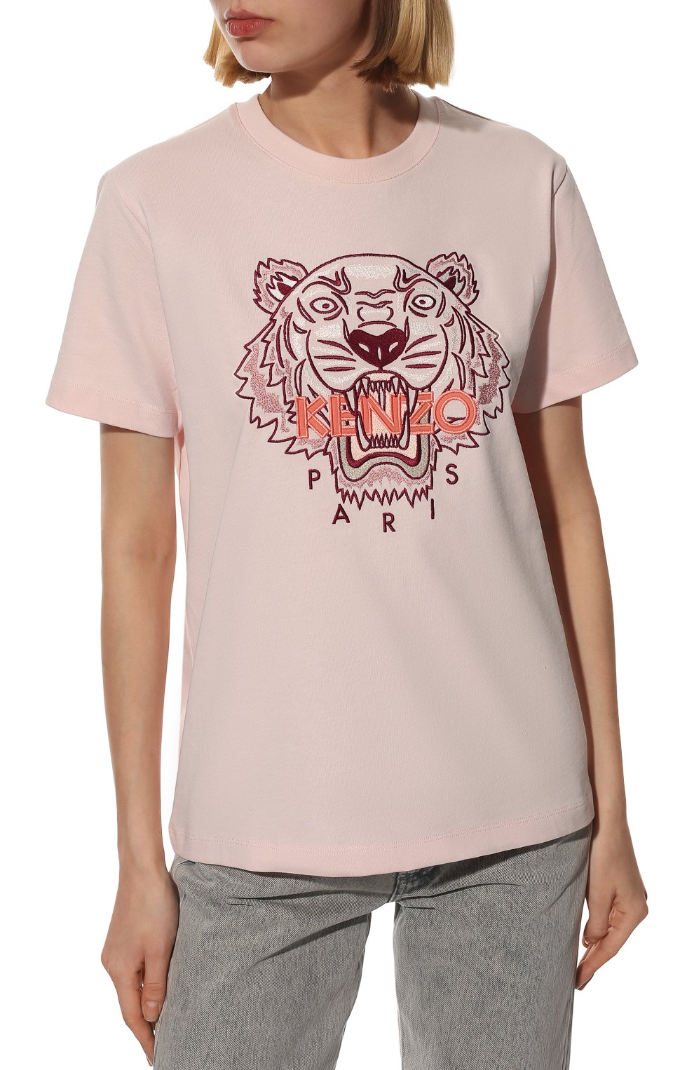 Хлопковая футболка KENZO, арт. FC52TS9124Y0, фото 3