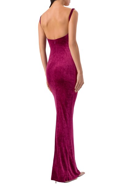 Бархатное платье BALENCIAGA, арт. 794452/TKQ22, фото 3