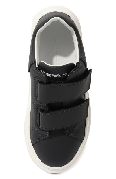 Кожаные кеды EMPORIO ARMANI, арт. XYX035/XCC76, фото 4