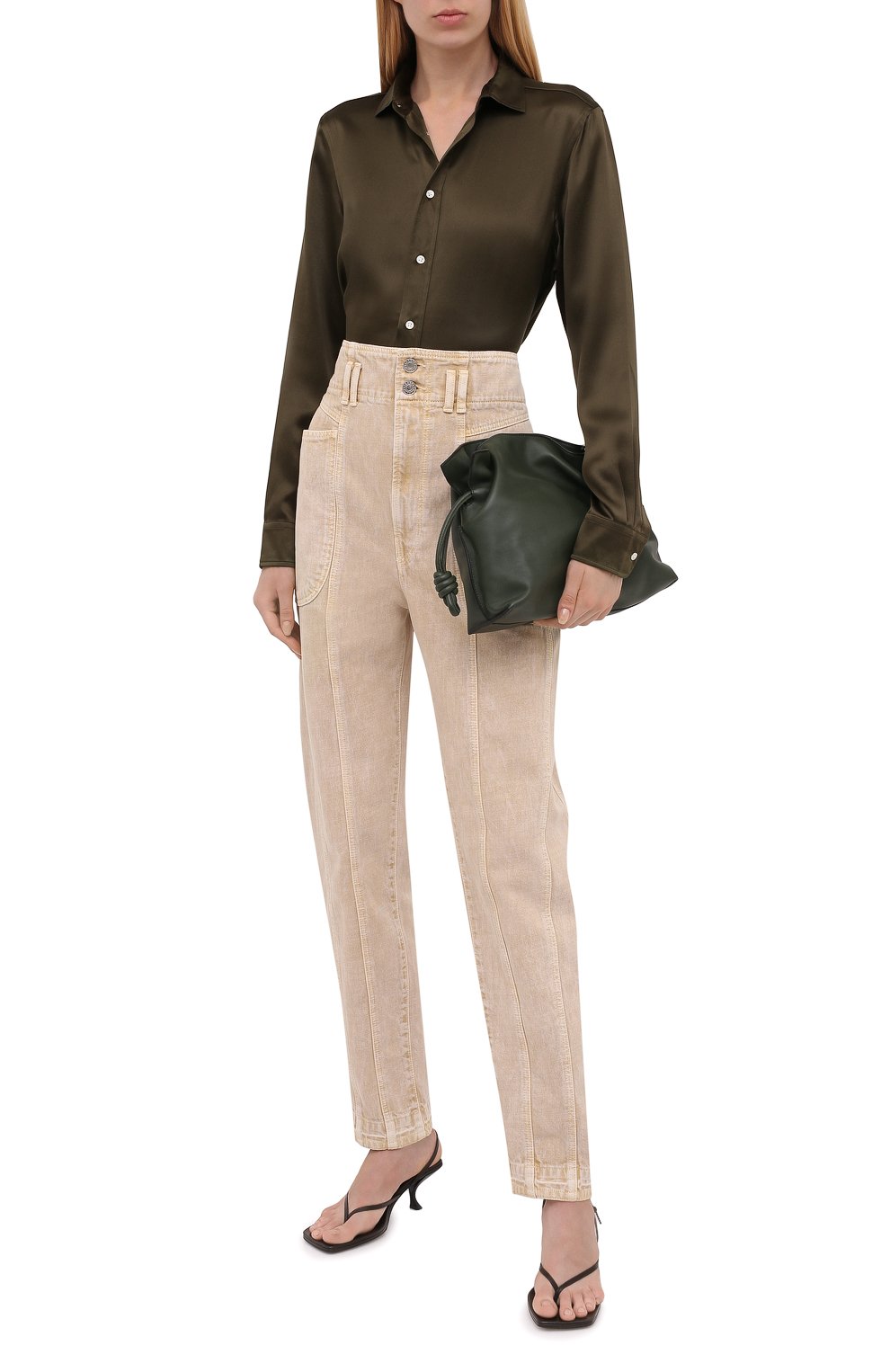 Атласная рубашка POLO RALPH LAUREN, арт. 211798122, фото 2