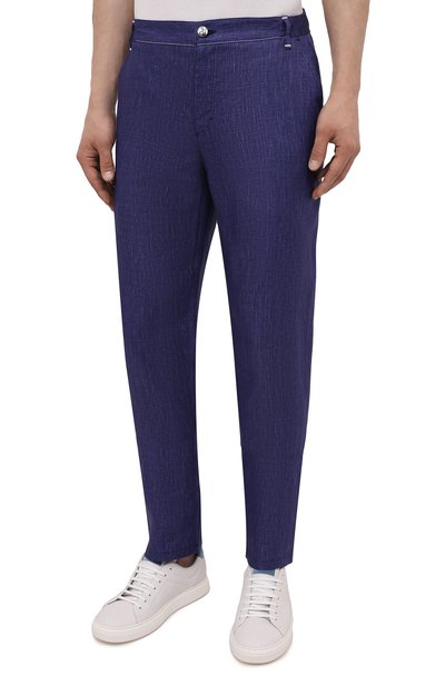 Льняные брюки ZILLI SPORT, арт. M0V-D0170-LIN01/S001, фото 3