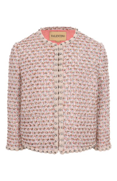 Женский твидовый жакет VALENTINO, арт. 7B3CE3YI/9E5