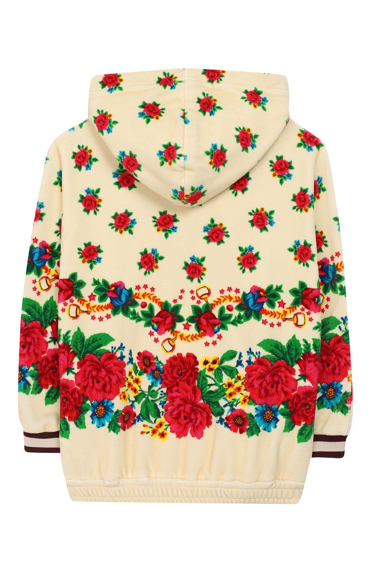 Детский хлопковая толстовка GUCCI разноцветного цвета, арт. 604339/XJB87 | Фото 2 (Кросс-КТ НВ: Толстовки; Материал внешний: Хлопок; Нос: Не проставлено; Ростовка одежда: 12 мес | 80 см, 18 мес | 86 см, 3 года | 98 см, 24 мес | 92 см, 36 мес | 98 см)