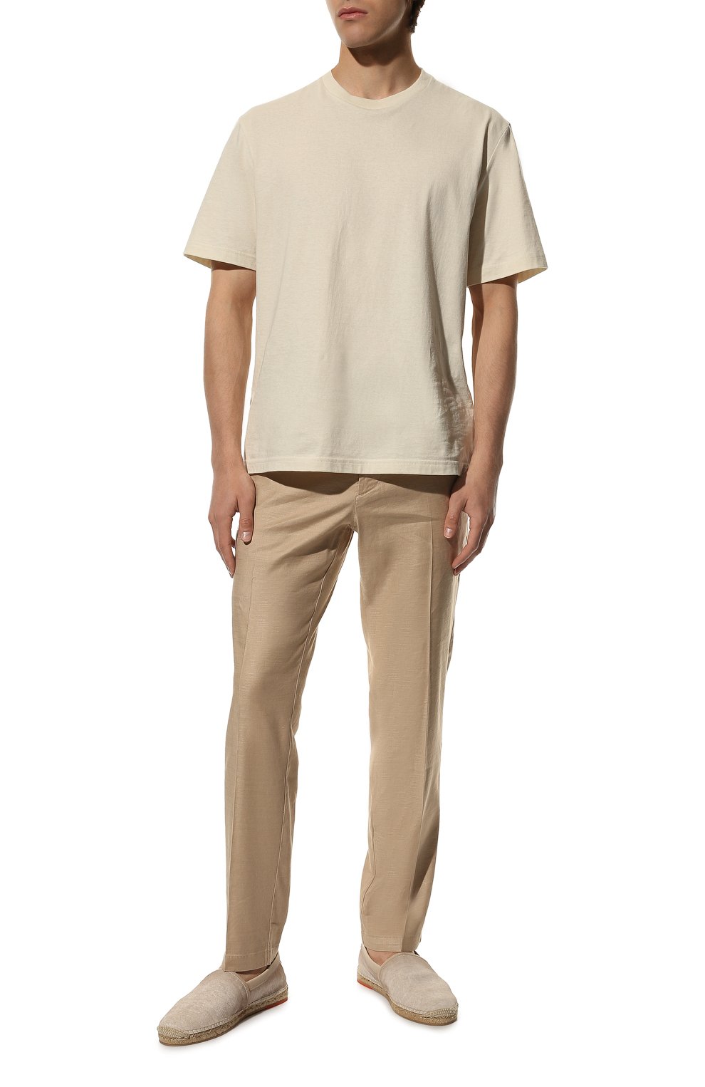 Кожаные эспадрильи SANTONI, арт. MGPG18051JU1MJETE19, фото 2