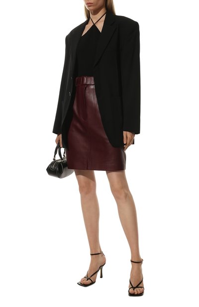 Кожаная юбка BOSS, арт. 50468727, фото 2