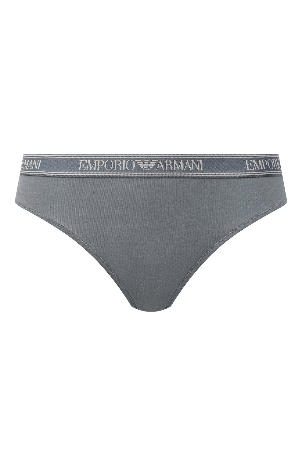 Трусы-слипы EMPORIO ARMANI серо-голубого цвета по цене 4355 руб., арт. 162948/1A227, фото 1 Трусы-слипы EMPORIO ARMANI, арт. 162948/1A227, фото 1