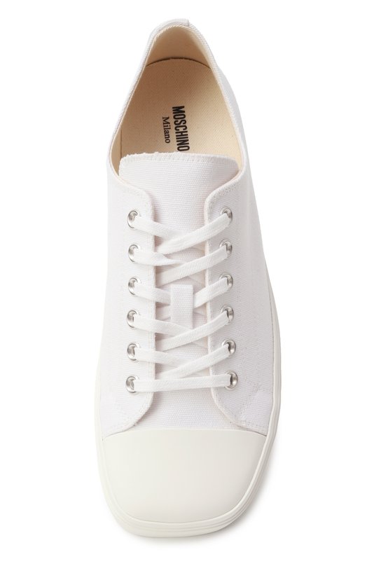 Текстильные кеды Edge Moschino MB15053G0N/GR0 Белый  MB15053G0N/GR0 Фото 6