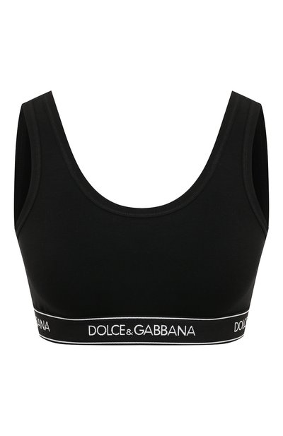 Женский хлопковый бра-топ DOLCE & GABBANA, арт. 01B30T/FUEEY