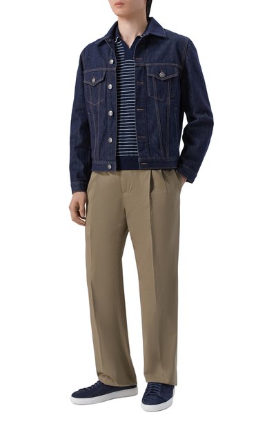 Мужская хлопковое поло ANDREA CAMPAGNA, арт. M5426-8029