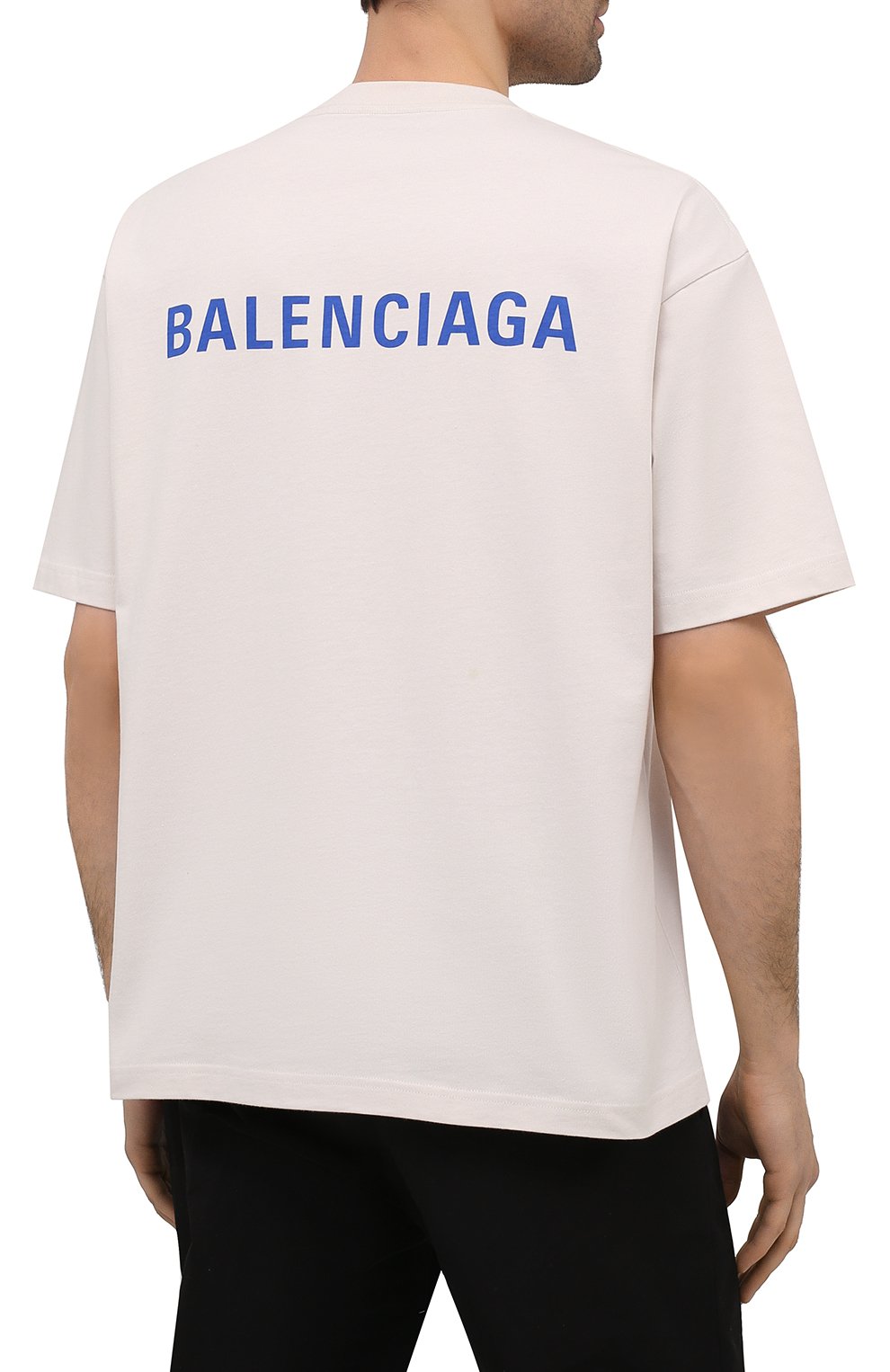 Хлопковая футболка BALENCIAGA, арт. 612966/TIVG5, фото 4