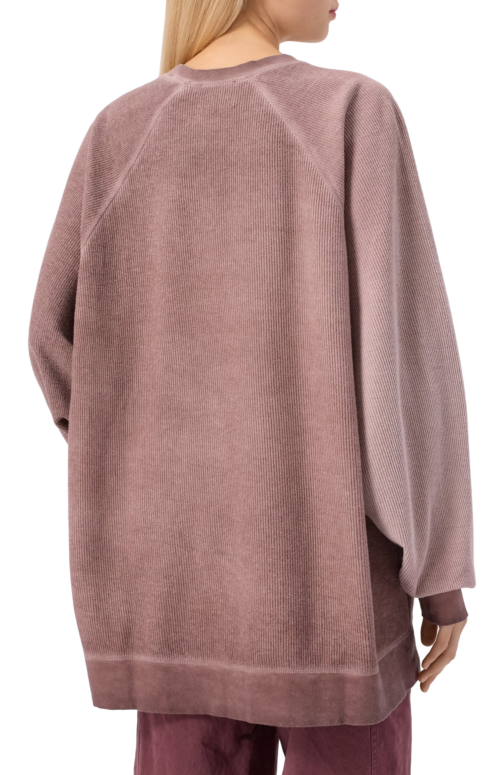 Хлопковый свитшот HALFBOY бежевого цвета по цене 42450 руб., арт. HF251WF022, фото 4 Хлопковый свитшот HALFBOY, арт. HF251WF022, фото 4