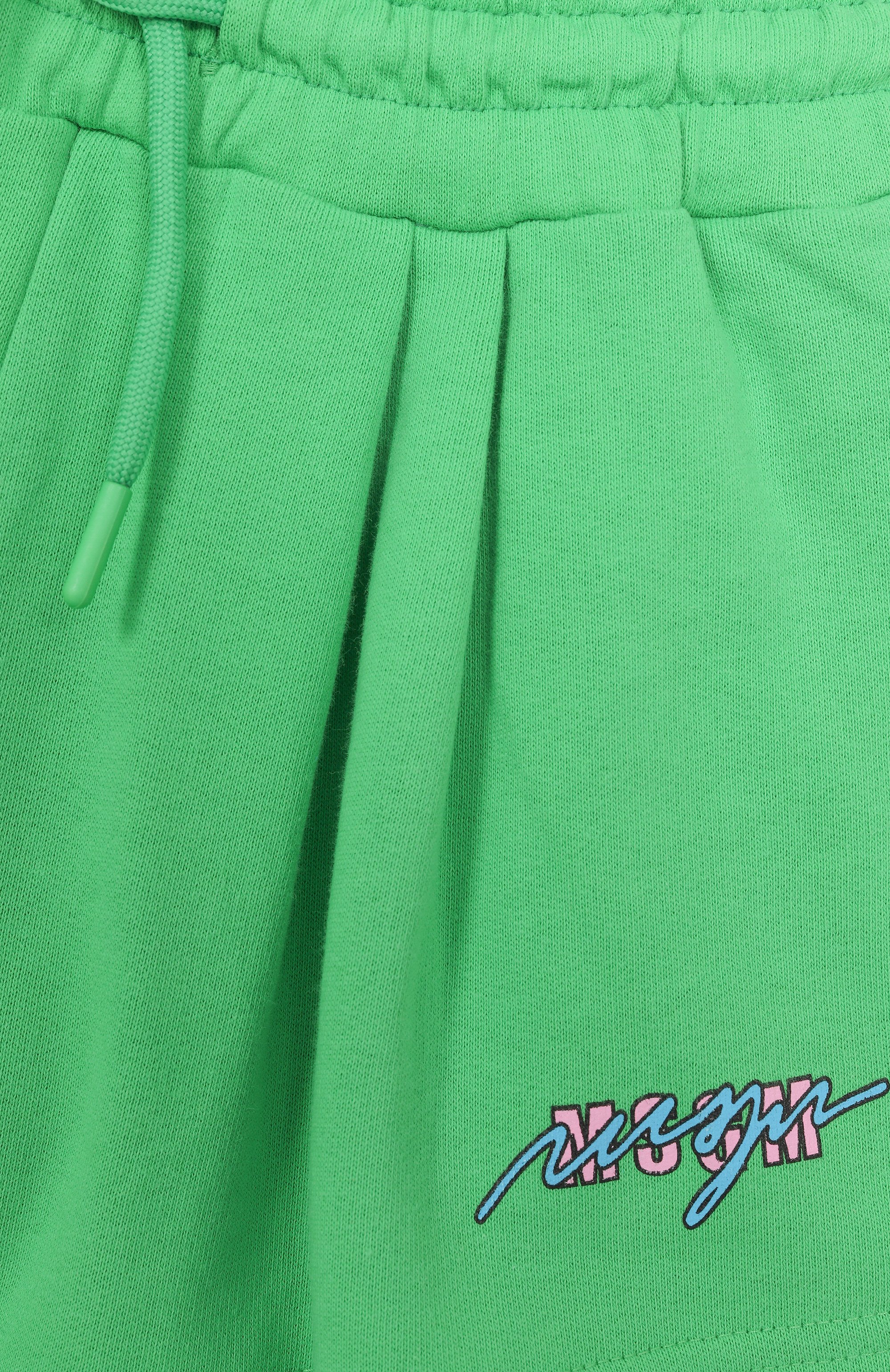 Хлопковые шорты MSGM KIDS, арт. S5MSJGSH093, фото 3