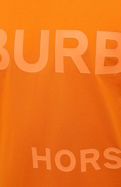 Хлопковая футболка BURBERRY, арт. 8040692, фото 5
