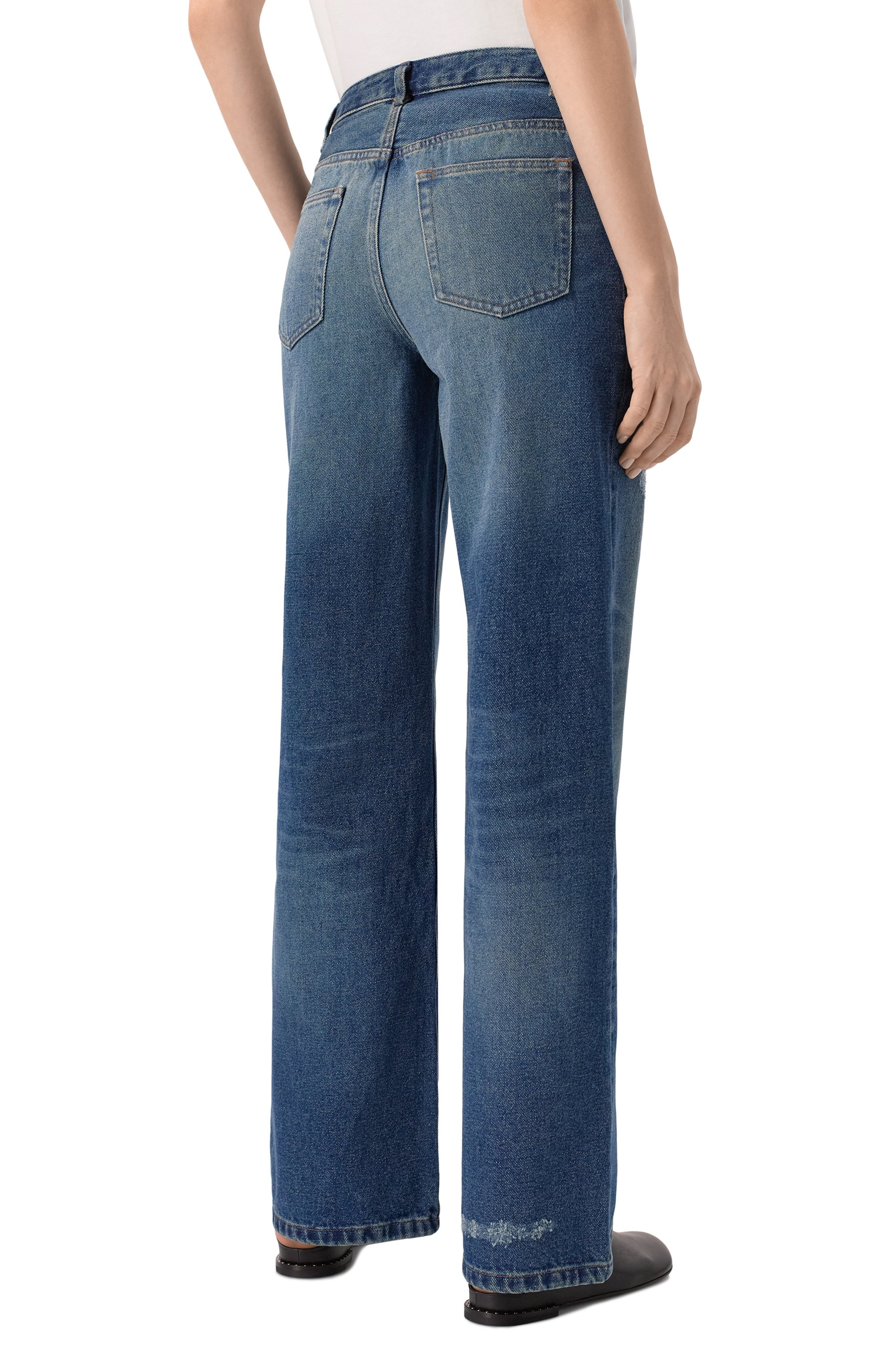 Джинсы A.P.C. синего цвета по цене 21300 руб., арт. C0HFC-F09181, фото 4 Джинсы A.P.C., арт. C0HFC-F09181, фото 4