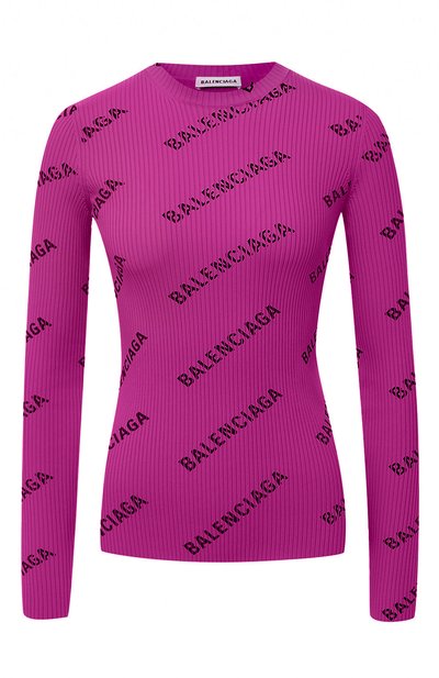 Женский пуловер с логотипом бренда BALENCIAGA, арт. 570844/T6140
