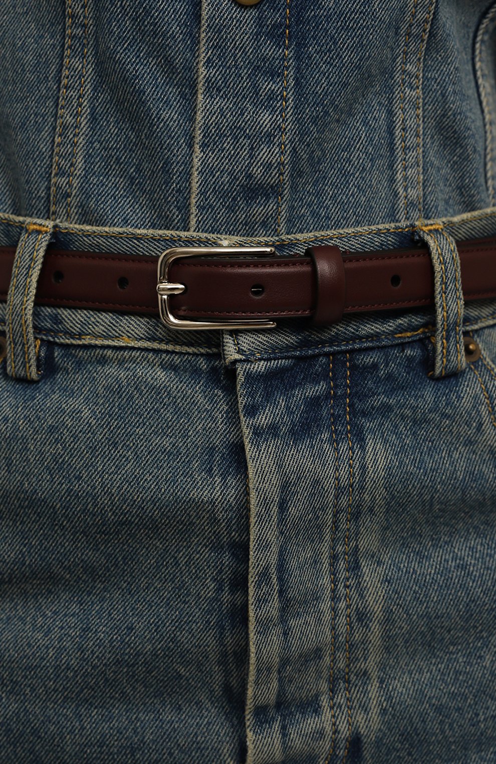 Кожаный ремень ARMARIUM темно-бордового цвета по цене 27900 руб., арт. ARMFWBE02/LE02, фото 2 Кожаный ремень ARMARIUM, арт. ARMFWBE02/LE02, фото 2