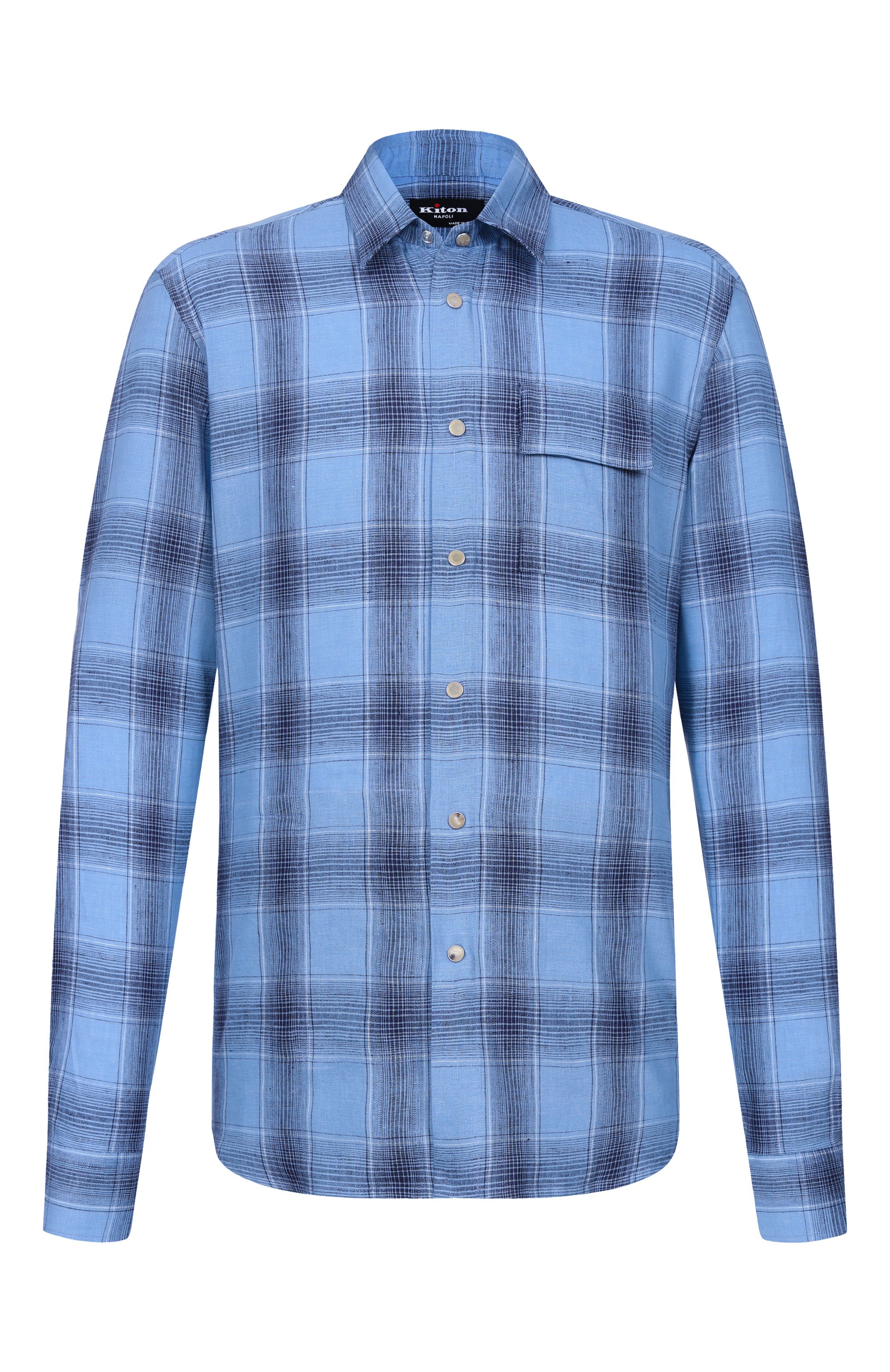 Льняная рубашка KITON, арт. UMCBUBAH0926401, фото 1