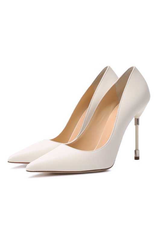 Кожаные туфли Decollete Piercing 105 Rubeus Milano DEC0LLETE PIERCING 105/NAPPA Белый DEC0LLETE PIERCING 105/NAPPA